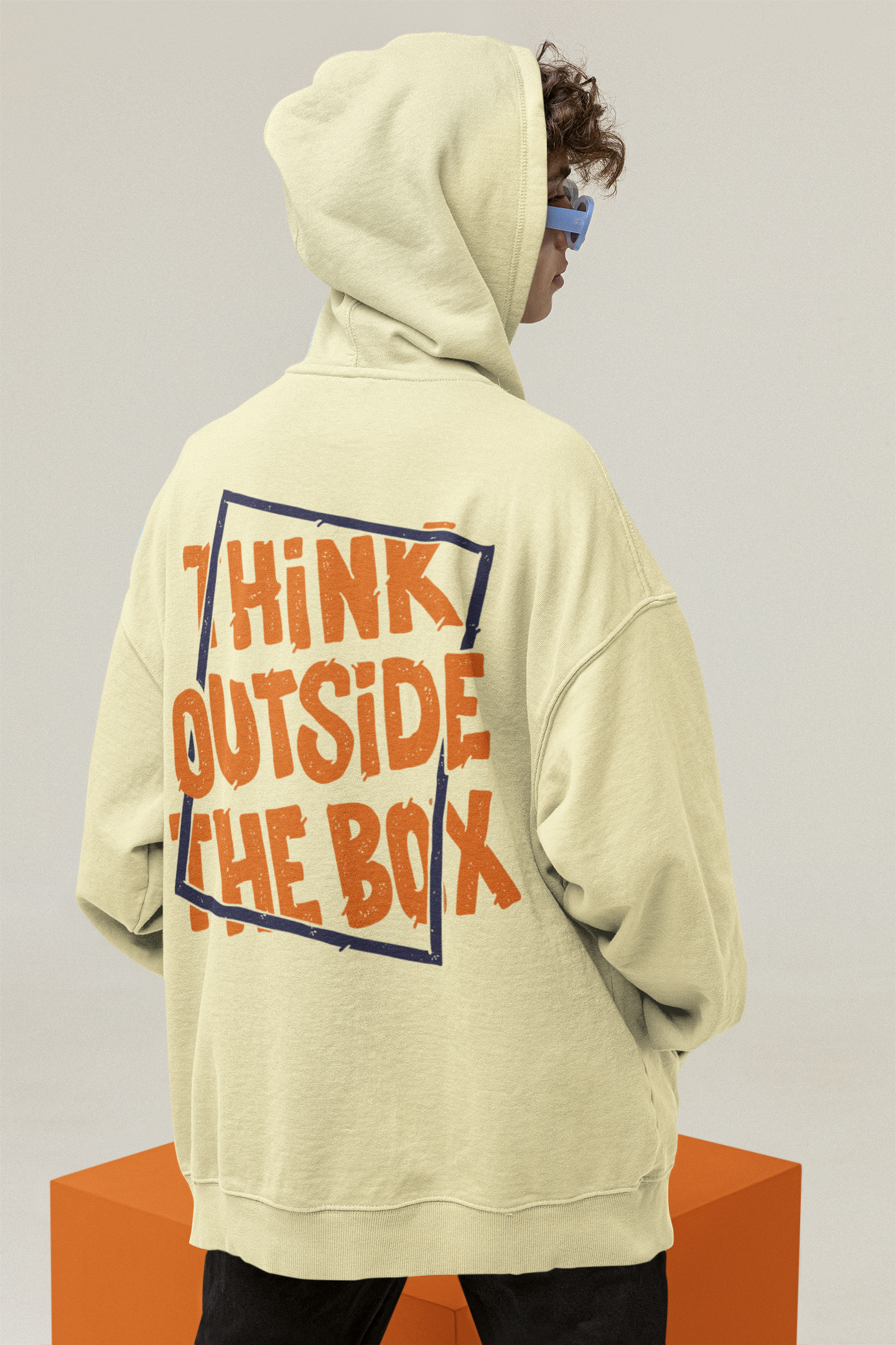 Think Outside The Box - Premium Hoodie