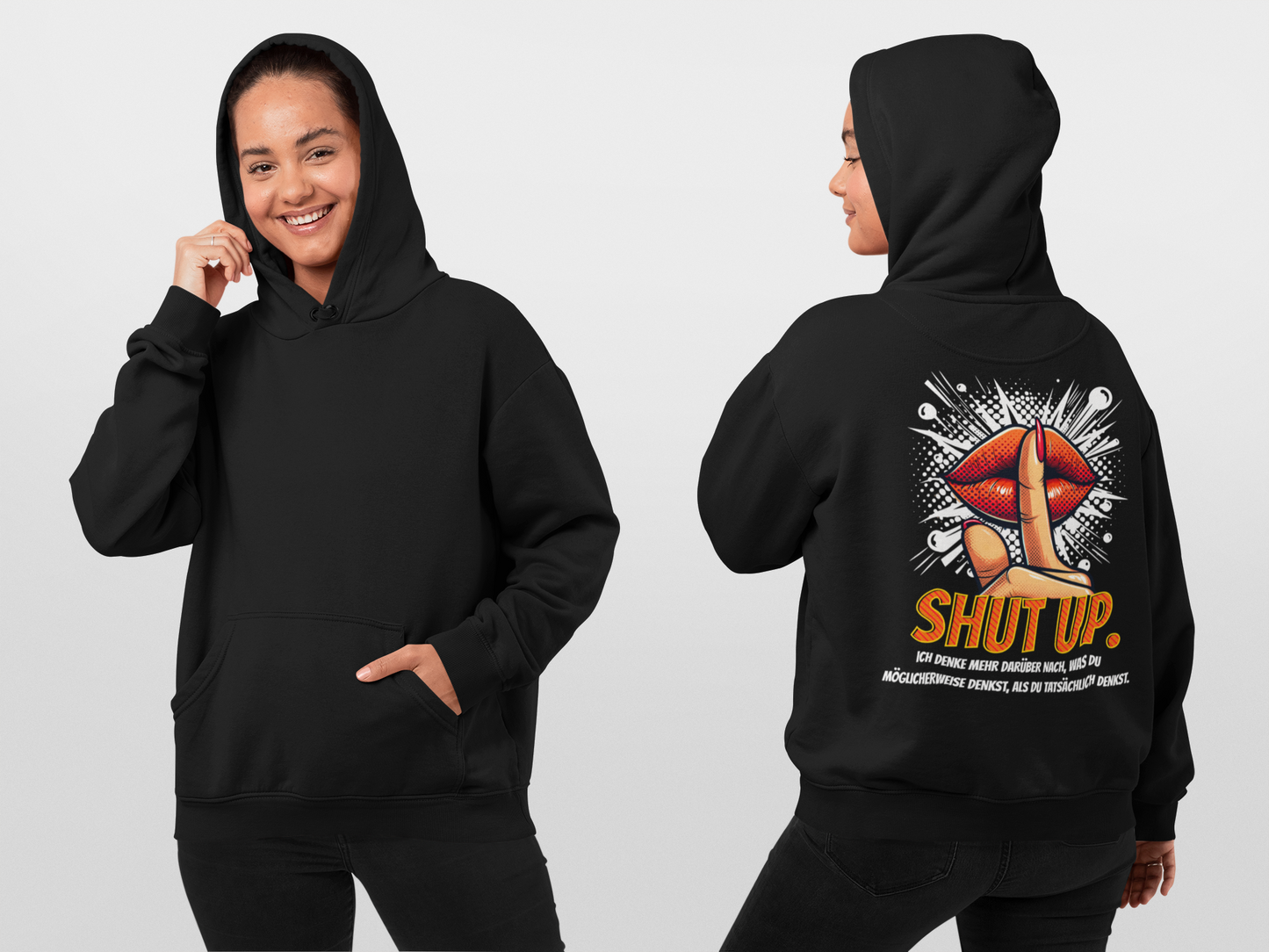 SHUT UP - Oversized Hoodie