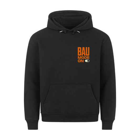 Schwarzer Herren und Damen-Hoodie aus weicher Baumwolle, ideal für Freizeit und Sport.